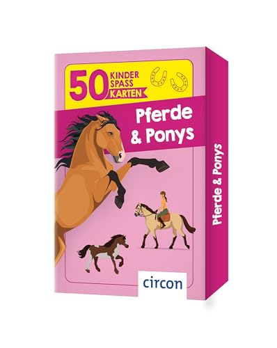 Pferde & Ponys (50 Kinderspaßkarten) von Circon