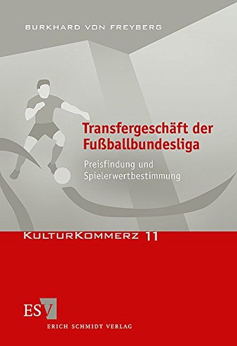 Transfergeschäft der Fußballbundesliga: Preisfindung und Spielerwertbestimmung (KulturKommerz)