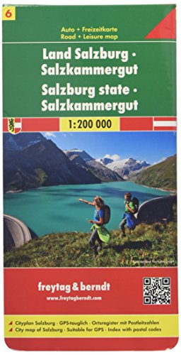 Berndt Freytag Autokarten, Blatt 6: Land Salzburg - Salzkammergut - Maßstab 1:200 000