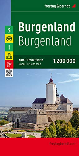 Burgenland, Autokarte 1:200.000: Auto- und Freizeitkarte. Cityplan Eisenstadt, GPS-tauglich, Ortsregister mit Postleitzahlen (freytag & berndt Auto + Freizeitkarten) von FREYTAG-BERNDT UND ARTARIA
