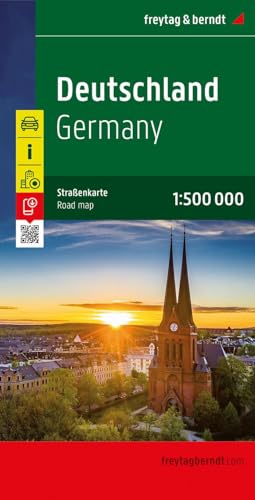 Deutschland, Autokarte 1:500.000 (freytag & berndt Auto + Freizeitkarten, Band 205)