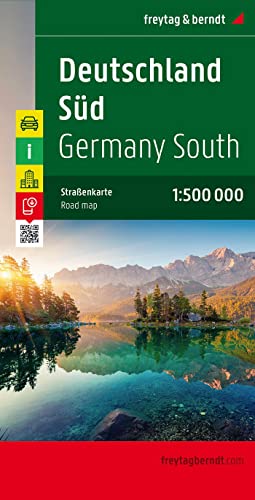 Deutschland Süd, Autokarte 1:500.000 von Freytag & Berndt