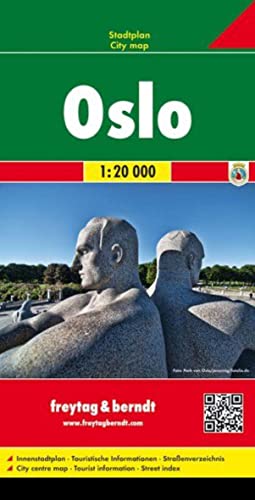 Oslo, Stadtplan 1:20.000: Innenstadtplan, Touristische Informationen, Straßenverzeichnis (freytag & berndt Stadtpläne) Oslo, Stadtplan 1:20.000: Innenstadtplan, Touristische Informationen, Straßenverzeichnis (freytag & berndt Stadtpläne)