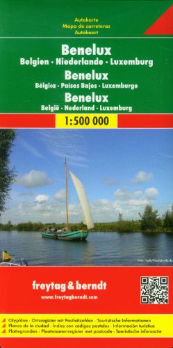 Benelux, Autokarte 1:500.000: Belgien - Niederlande - Luxemburg (freytag & berndt Auto + Freizeitkarten, Band 80) von FREYTAG-BERNDT UND ARTARIA