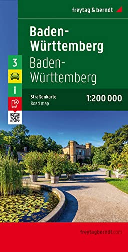 Freytag Berndt Autokarten, Blatt 3, Baden-Württemberg - Maßstab 1:200 000 von Freytag + Berndt