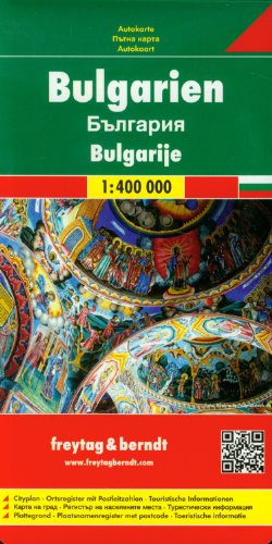 Bulgarien, Autokarte 1:400.000: Wegenkaart 1:400 000