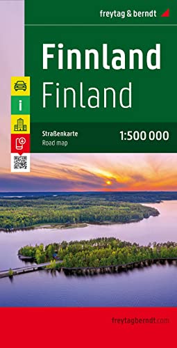 Finnland, Autokarte 1:500.000 (freytag & berndt Auto + Freizeitkarten)