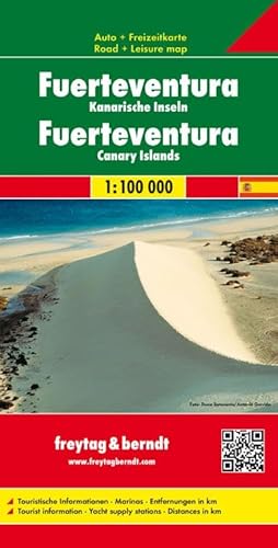 Fuerteventura - Kanarische Inseln, Autokarte 1:100.000 (freytag & berndt Auto + Freizeitkarten, Band 505) von Freytag + Berndt