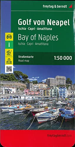 Freytag Berndt Autokarten, Golf von Neapel - Ischia - Capri - Amalfitana, Maßstab 1:50 000