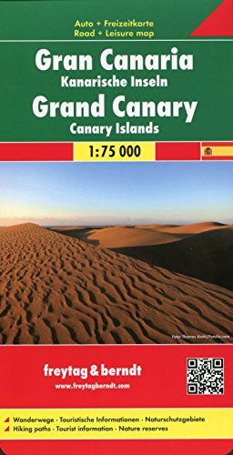 Freytag Berndt Autokarten, Gran Canaria - Maßstab 1:75.000: Kanarische Inseln. Auto + Freizeitkarte. Wanderwege, Touristische Informationen, Naturschutzgebiete Freytag Berndt Autokarten, Gran Canaria - Maßstab 1:75.000: Kanarische Inseln. Auto + Freizeitkarte. Wanderwege, Touristische Informationen, Naturschutzgebiete