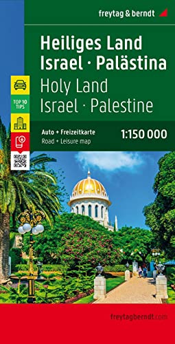 Freytag Berndt Autokarten, Heiliges Land - Israel - Palästina - Maßstab 1:150 000 von Freytag + Berndt
