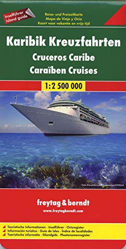 Karibik Kreuzfahrten: 1:2 500 000 (freytag & berndt Auto + Freizeitkarten, Band 161) von Freytag & Berndt
