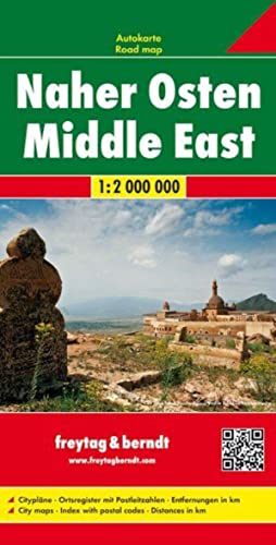 Naher Osten, Autokarte 1:2 Mio.: Irak - Iran - Israel - Jordanien - Kuwait - Libanon - Syrien - Türkei (freytag & berndt Auto + Freizeitkarten, Band 2006)