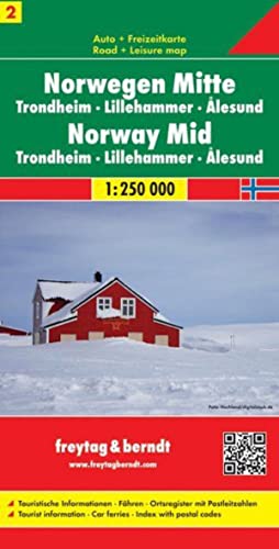 Freytag Berndt Autokarten, Norwegen Mitte - Trondheim - Lillehammer - Ålesund, Blatt 2 - Maßstab 1:250.000 Freytag Berndt Autokarten, Norwegen Mitte - Trondheim - Lillehammer - Ålesund, Blatt 2 - Maßstab 1:250.000