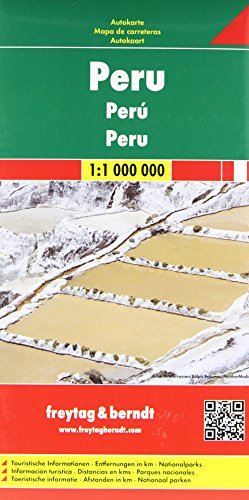 Peru, Autokarte 1:1 Mio.: Touristische Informationen. Entfernungen in km. Nationalparks (freytag & berndt Auto + Freizeitkarten, Band 199) von FREYTAG-BERNDT UND ARTARIA