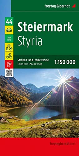 Steiermark, Autokarte 1:150.000, Top 10 Tips: Toeristische wegenkaart 1:150 000 (freytag & berndt Auto + Freizeitkarten)