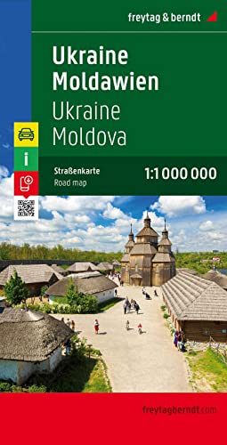 Ukraine - Moldawien, Autokarte 1:1 Mio.