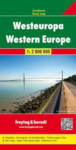 Westeuropa, Autokarte 1:2.000.000