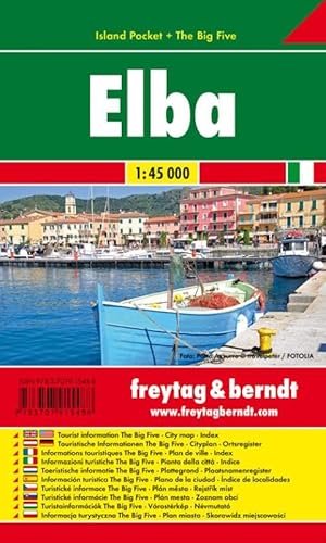 Elba, Island Pocket, Autokarte 1:45.000: Touristische Informationen The Big Five, Cityplan, Ortsregister