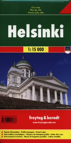 Helsinki, Stadtplan 1:15.000