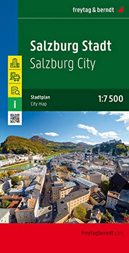 Salzburg Stadt, Stadtplan 1:7.500 - 1:15.000: Stadtplan. Einbahnen, Touristische Informationen, Straßenverzeichnis. Mit QR-Code (freytag & berndt Stadtpläne) Salzburg Stadt, Stadtplan 1:7.500 - 1:15.000: Stadtplan. Einbahnen, Touristische Informationen, Straßenverzeichnis. Mit QR-Code (freytag & berndt Stadtpläne)