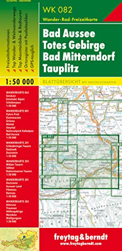 Freytag Berndt Wanderkarten, WK 082, Bad Aussee - Totes Gebirge - Bad Mitterndorf - Tauplitz, GPS, UTM - Maßstab 1:50 000