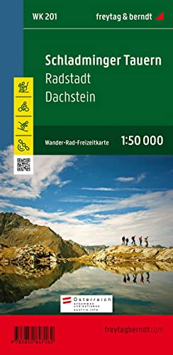 Freytag Berndt Wanderkarten, WK 201, Schladminger Tauern - Radstadt - Dachstein - Maßstab 1:50 000 von Freytag + Berndt