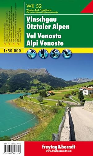 Freytag Berndt Wanderkarten, WK S2, Vinschgau - Ötztaler Alpen - Maßstab 1:50.000 von Freytag + Berndt