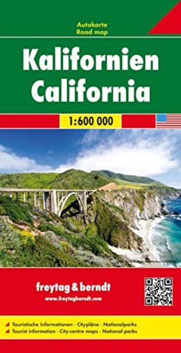 Kalifornien, Autokarte 1:600.000 (freytag & berndt Auto + Freizeitkarten, Band 204)