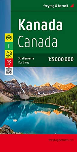 Kanada, Autokarte 1:3 Mio.: Maßstab 1:3.000.000 (freytag & berndt Auto + Freizeitkarten) von Freytag & Berndt
