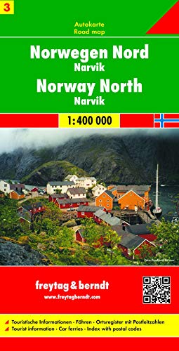 Norwegen Nord - Narvik, Autokarte 1:400.000 (freytag & berndt Auto + Freizeitkarten) Norwegen Nord - Narvik, Autokarte 1:400.000 (freytag & berndt Auto + Freizeitkarten)