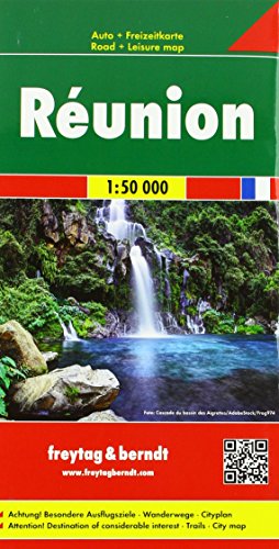 Réunion, Autokarte 1:50.000: Toeristische wegenkaart 1:50 000 von Freytag + Berndt