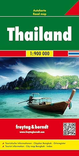 Thailand, Autokarte 1:900.000 (freytag & berndt Auto + Freizeitkarten, Band 184)