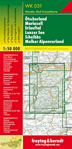WK 031 Ötscherland - Mariazell - Erlauftal - Lunzer See - Scheibbs - Melker Alpenvorland, Wanderkarte 1:50.000 WK 031 Ötscherland - Mariazell - Erlauftal - Lunzer See - Scheibbs - Melker Alpenvorland, Wanderkarte 1:50.000