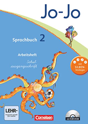 Jo-Jo Sprachbuch - Allgemeine Ausgabe 2011 - 2. Schuljahr: Arbeitsheft in Schulausgangsschrift - Mit CD-ROM