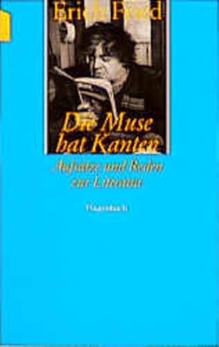 Die Muse hat Kanten: Aufsätze und Reden zur Literatur (Wagenbachs andere Taschenbücher)
