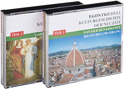 Kulturgeschichte der Neuzeit. 8 Audio-CDs: Von der Renaissance bis Sturm und Drang; Von Goethe bis zu Kaiser Wilhelm II. von Komplett-Media