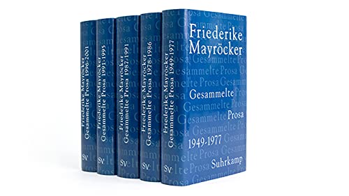 Gesammelte Prosa: Gesammelte Prosa in 5 Bänden von Suhrkamp Verlag AG