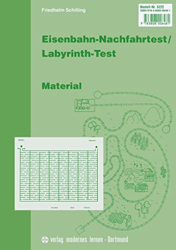 Eisenbahn-Nachfahrtest /Labyrinth-Test: Material