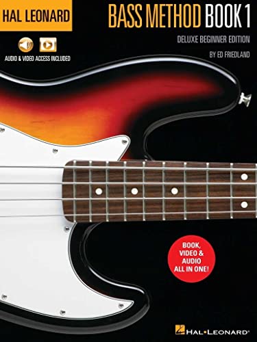 Hal Leonard Bass Method: Book 1: Deluxe Beginner Edition With Access to Audio Examples and Video Lessons