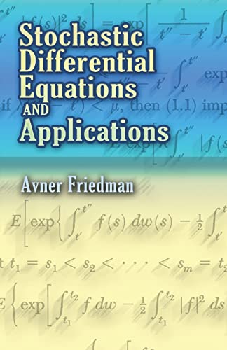 Stochastic Differential Equations and Applications (Dover Books on Mathematics) von Dover Publications Inc.