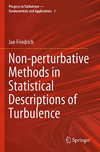 Non-perturbative Methods in Statistical Descriptions of Turbulence (Progress in Turbulence - Fundamentals and Applications, Band 1) von Springer