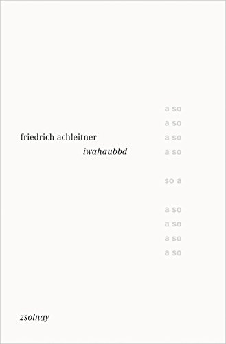 iwahaubbd: Dialektgedichte von Zsolnay-Verlag