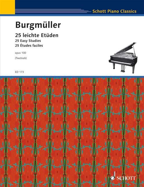 25 Etüden opus 100 für Klavier von Schott Music