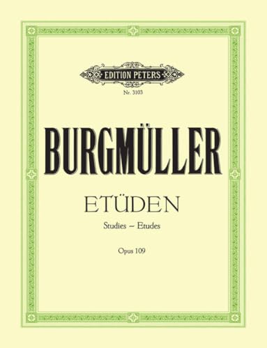 Etüden op. 109: für Klavier von Peters, C. F. Musikverlag