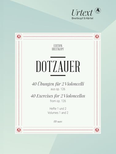 40 Übungen für 2 Violoncelli aus op. 126 - Heft1 + Heft 2 im Set