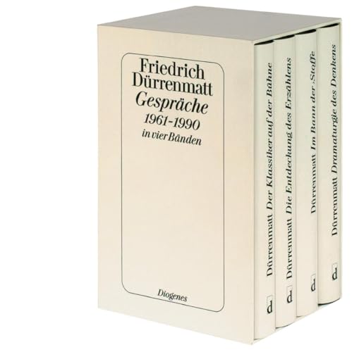 Gespräche 1961–1990 in vier Bänden in Kassette von Diogenes Verlag AG