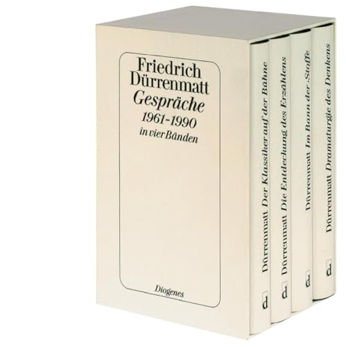 Gespräche 1961–1990 in vier Bänden in Kassette Gespräche 1961–1990 in vier Bänden in Kassette von Diogenes Verlag AG