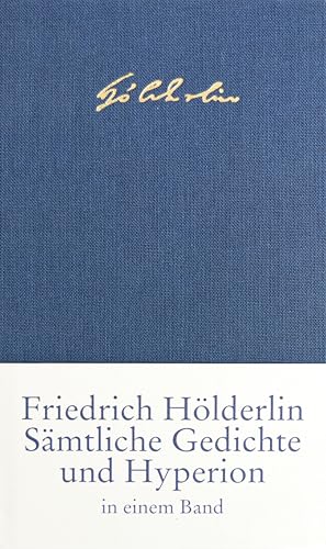 Sämtliche Gedichte und ›Hyperion‹ von Insel Verlag