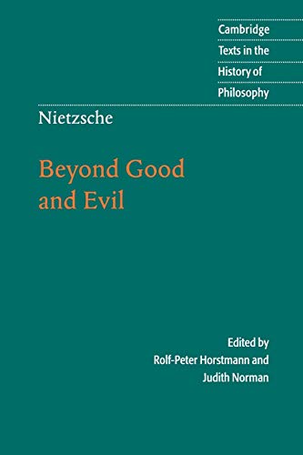 Beyond Good and Evil (Cambridge Texts in the History of Philosophy)